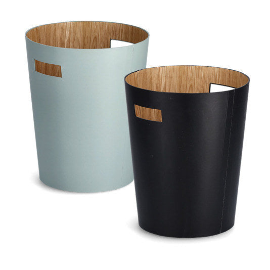 ZELLER Papierkorb mint ø 25x30 cm in Mint, Grün, Natur, Braun präsentiert im Onlineshop von KAQTU Design AG. Papierkorb ist von ZELLER PRESENT