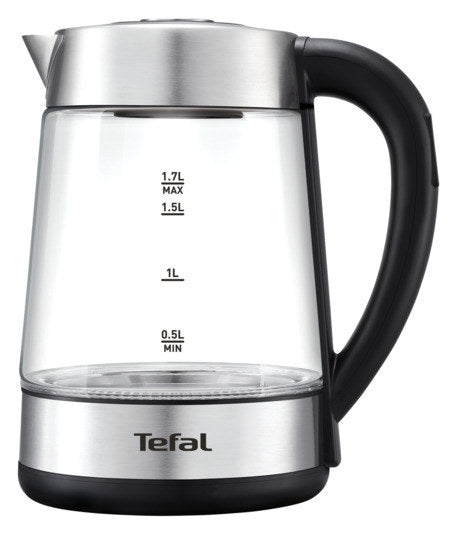 TEFAL Wasserkocher Element 1.7 l in Transparent, Silber, Schwarz präsentiert im Onlineshop von KAQTU Design AG. Wasserkocher ist von TEFAL