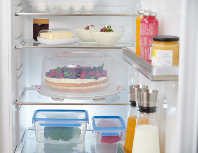 EMSA Kuchenaufbewahrungsbox rund Prep&Bake rosa ø 34cm in Transparent, Rosa präsentiert im Onlineshop von KAQTU Design AG. Tortenplatte ist von EMSA
