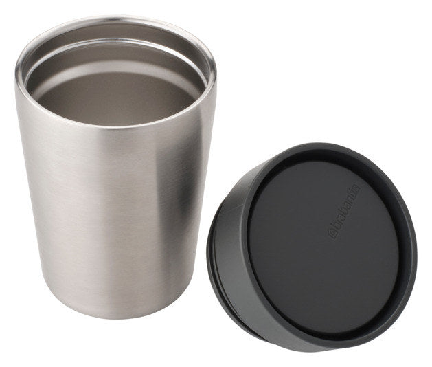 BRABANTIA Isolierbecher Make & Take dark grey 0.2 l in Dark grey, Grau präsentiert im Onlineshop von KAQTU Design AG. Thermosflasche ist von BRABANTIA