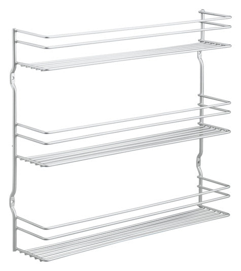 METALTEX Gewürzregal Pepito 3 Etagen silber 36x8x32 cm in präsentiert im Onlineshop von KAQTU Design AG. Wandregal ist von METALTEX