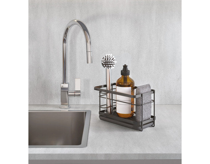 METALTEX Spülbeckenorganzier Tokyo Lava schwarz 22x11x24 cm in Schwarz präsentiert im Onlineshop von KAQTU Design AG. Haushaltshilfen ist von METALTEX