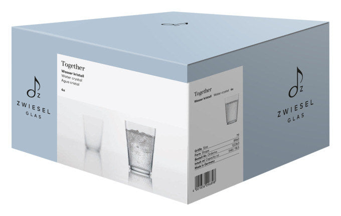 ZWIESEL GLAS Wasserglas Together 79 smoke blue 4 Stück in Smoke blue, Blau präsentiert im Onlineshop von KAQTU Design AG. Trinkgläser ist von ZWIESEL GLAS