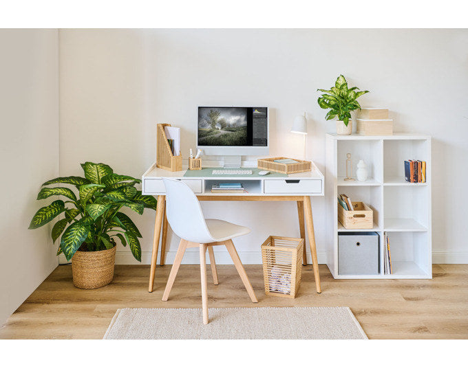 ZELLER Ablagebox Bambus 31.8x23.8x6.4 cm in Natur, Braun präsentiert im Onlineshop von KAQTU Design AG. Bürozubehör ist von ZELLER PRESENT