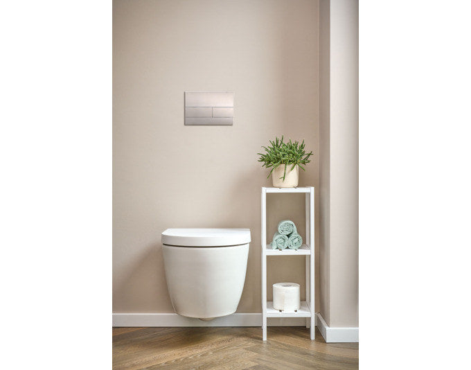 ZELLER Standregal mit 3 Ablagen weiss 22x22x65 cm in Weiss präsentiert im Onlineshop von KAQTU Design AG. Standregal ist von ZELLER PRESENT