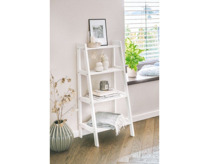 ZELLER Standregal mit 4 Ablagen weiss 43x32x90 cm in Weiss präsentiert im Onlineshop von KAQTU Design AG. Standregal ist von ZELLER PRESENT
