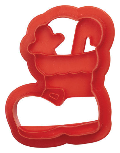 DECORA Ausstecher 2er Weihnachsbaum & Stiefel auf Karte in Grün, Rot präsentiert im Onlineshop von KAQTU Design AG. Ausstecher ist von DECORA
