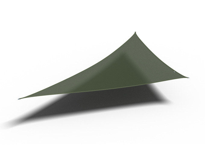 PLATINUM SUN & SHADE Sonnensegel Coolfit Triangle olive 400x400x570 cm in Olive, Grün präsentiert im Onlineshop von KAQTU Design AG. Sonnensegel ist von PLATINUM SUN & SHADE