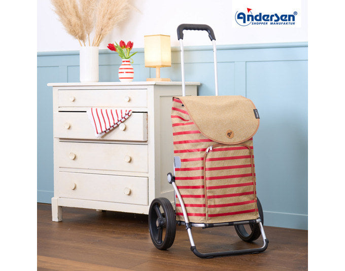 ANDERSEN Einkaufswagen Royal Eske rot in Rot präsentiert im Onlineshop von KAQTU Design AG. Haushaltshilfen ist von ANDERSEN
