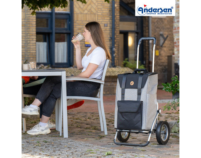 ANDERSEN Einkaufswagen Royal Senta 2.0 grau in Grau präsentiert im Onlineshop von KAQTU Design AG. Haushaltshilfen ist von ANDERSEN