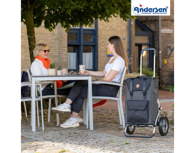 ANDERSEN Einkaufswagen Royal Senta 2.0 schwarz in Schwarz präsentiert im Onlineshop von KAQTU Design AG. Haushaltshilfen ist von ANDERSEN