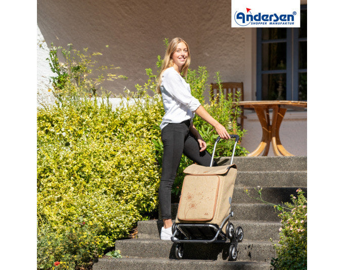 ANDERSEN Einkaufswagen Treppensteiger Royal Erbo beige in Beige, Braun präsentiert im Onlineshop von KAQTU Design AG. Haushaltshilfen ist von ANDERSEN