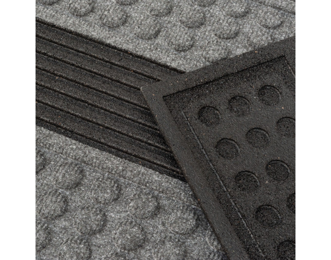 MULTY HOME Fussmatte Scrape'n Brush grau/anthrazit 45x75 cm in präsentiert im Onlineshop von KAQTU Design AG. Türmatte ist von MULTY HOME EUROPE