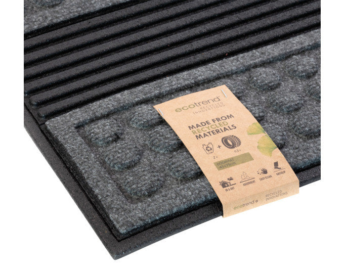 MULTY HOME Fussmatte Scrape'n Brush grau/anthrazit 45x75 cm in Grau, Anthrazit präsentiert im Onlineshop von KAQTU Design AG. Fussmatte ist von MULTY HOME EUROPE