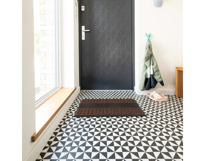MULTY HOME Fussmatte Scrape'n Brush braun/anthrazit 45x75 cm in Braun, Anthrazit, Grau präsentiert im Onlineshop von KAQTU Design AG. Fussmatte ist von MULTY HOME EUROPE
