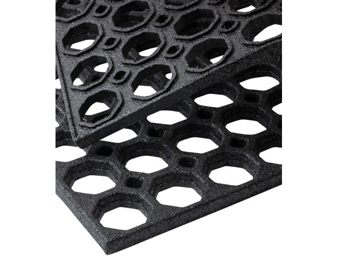 MULTY HOME Fussmatte Honey Comb schwarz 45x75 cm in präsentiert im Onlineshop von KAQTU Design AG. Türmatte ist von MULTY HOME EUROPE