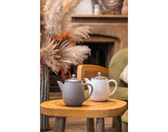 BREDEMEIJER Teekanne Duet Eva weiss matt 1.1 l in Weiss präsentiert im Onlineshop von KAQTU Design AG. Teekrüge ist von BREDEMEIJER