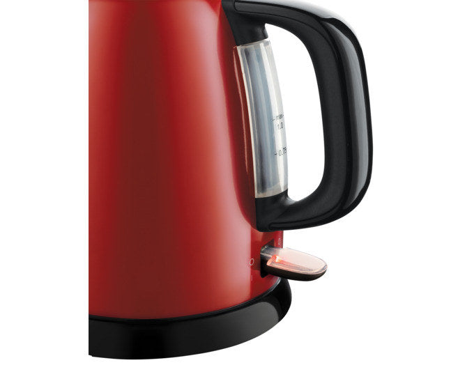 RUSSEL HOBBS Wasserkocher 24992-70 Colours Plus Mini flame red 1 l in Rot, Chrom, Silber präsentiert im Onlineshop von KAQTU Design AG. Wasserkocher ist von RUSSEL HOBBS