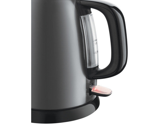 RUSSEL HOBBS Wasserkocher 24993-70 Colours Plus Mini storm grey 1 l in Grau, Chrom, Silber präsentiert im Onlineshop von KAQTU Design AG. Wasserkocher ist von RUSSEL HOBBS