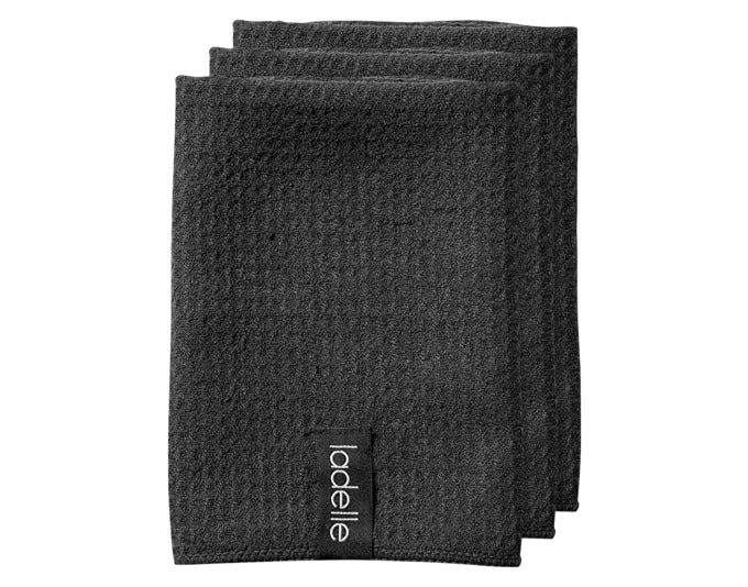 LADELLE Spültuch Microfaser black 35x35 cm 3 Stk. in präsentiert im Onlineshop von KAQTU Design AG. Küchentuch ist von LADELLE