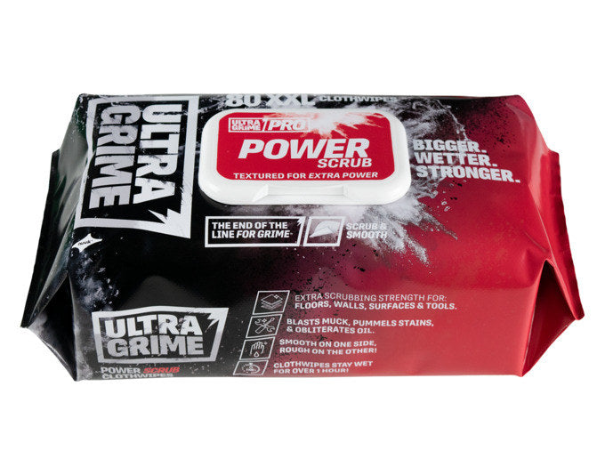 ULTRA GRIME Reinigungstücher Power Scrub 80 Stk. in Weiss präsentiert im Onlineshop von KAQTU Design AG. Reinigung & Wäsche ist von ULTRAGRIME