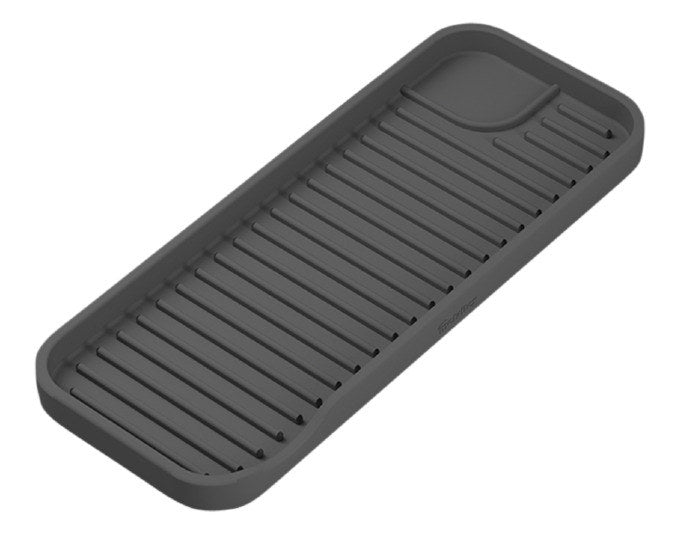 METALTEX Abtropfmatte Tidy-Mat Silikon 23x9x1.5 cm in Grau präsentiert im Onlineshop von KAQTU Design AG. Abtropfgestell ist von METALTEX