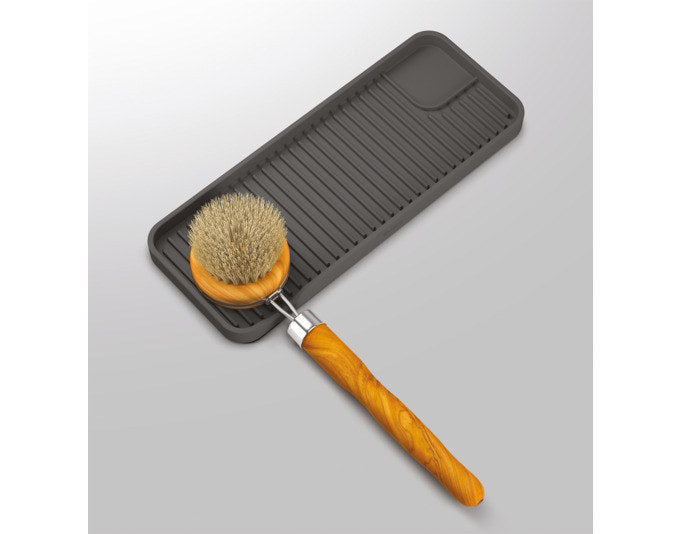 METALTEX Abtropfmatte Tidy-Mat XL Silikon 30.5x12x1.5 cm in Grau, HEX 888888 präsentiert im Onlineshop von KAQTU Design AG. Abtropfgestell ist von METALTEX