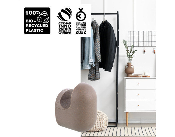 WAGNER Wandhaken Pill Klein taupe Inkl. Schrauben+Dübel in präsentiert im Onlineshop von KAQTU Design AG. Kleiderhaken ist von WAGNER