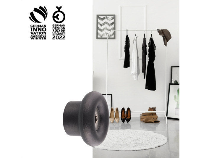 WAGNER Wandhaken Dot hooks4home ø 38x24 mm schwarz in präsentiert im Onlineshop von KAQTU Design AG. Kleiderhaken ist von WAGNER