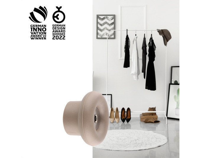 WAGNER Wandhaken Dot hooks4home ø 38x24 mm taupe in präsentiert im Onlineshop von KAQTU Design AG. Kleiderhaken ist von WAGNER