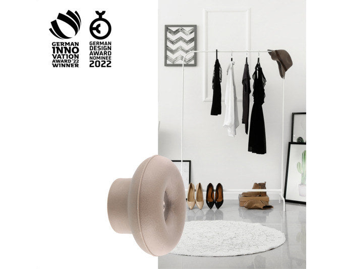 WAGNER Wandhaken Dot hooks4home ø 50x31 mm taupe in präsentiert im Onlineshop von KAQTU Design AG. Kleiderhaken ist von WAGNER