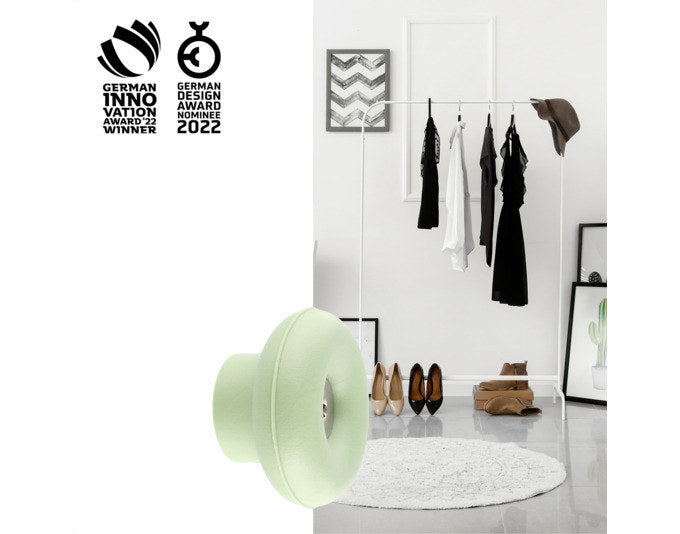 WAGNER Wandhaken Dot hooks4home ø 50x31 mm pastellgrün in präsentiert im Onlineshop von KAQTU Design AG. Kleiderhaken ist von WAGNER