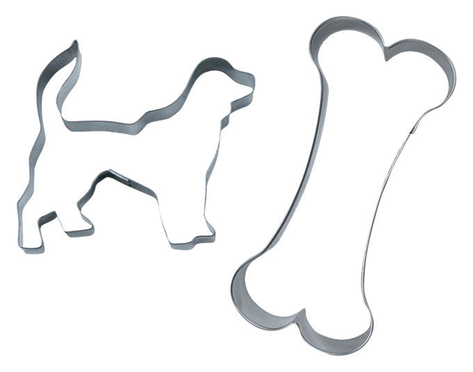 STÄDTER Ausstecher Set Hundeparadies 2-teilig 8–9.5 cm in Silber präsentiert im Onlineshop von KAQTU Design AG. Ausstecher ist von STÄDTER