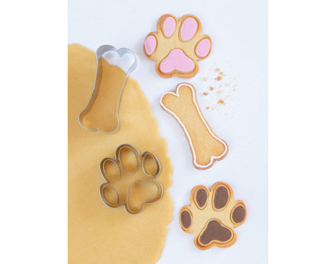 STÄDTER Ausstecher Set Hundesnack 2-teilig 7.5–9.5 cm in Silber präsentiert im Onlineshop von KAQTU Design AG. Ausstecher ist von STÄDTER