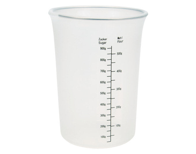 STÄDTER Messbecher 1000 ml ø 12x16.5 cm transparent Silikon in Transparent präsentiert im Onlineshop von KAQTU Design AG. Messbecher ist von STÄDTER