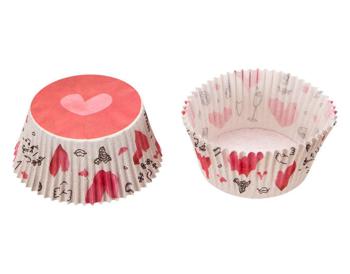 STÄDTER Papierbackförmchen Maxi Sweet Love ø 5/7x3 cm bunt 50er in Bunt präsentiert im Onlineshop von KAQTU Design AG. Backformen ist von STÄDTER