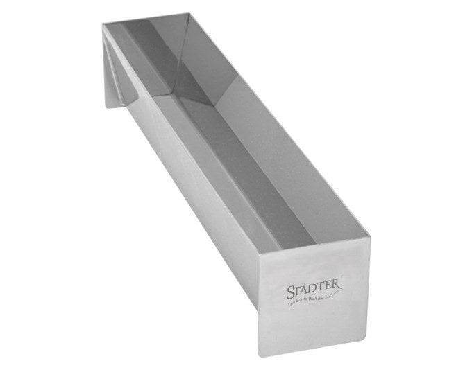 STÄDTER Pasteten-/Terrinenform Trapez 30x6x6 cm Edelstahl in Silber präsentiert im Onlineshop von KAQTU Design AG. Backformen ist von STÄDTER