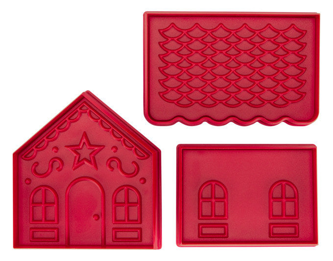 STÄDTER Präge-Ausstecher Kekshaus 9x11x9.5 cm rot in Rot präsentiert im Onlineshop von KAQTU Design AG. Ausstecher ist von STÄDTER
