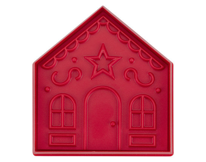 STÄDTER Präge-Ausstecher Kekshaus 9x11x9.5 cm rot in Rot präsentiert im Onlineshop von KAQTU Design AG. Ausstecher ist von STÄDTER