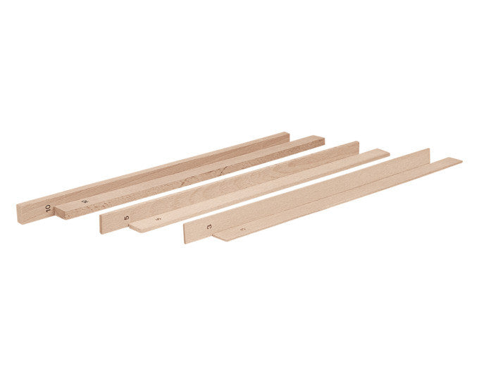 STÄDTER Teighölzer 35 cm Set je 2 Stück 3 mm 5 mm 10 mm Buche in präsentiert im Onlineshop von KAQTU Design AG. Backutensilien ist von STÄDTER