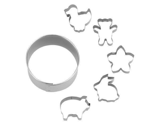 STÄDTER Ausstecher Set Mini 6-teilig 1.5 cm in Silber präsentiert im Onlineshop von KAQTU Design AG. Ausstecher ist von STÄDTER