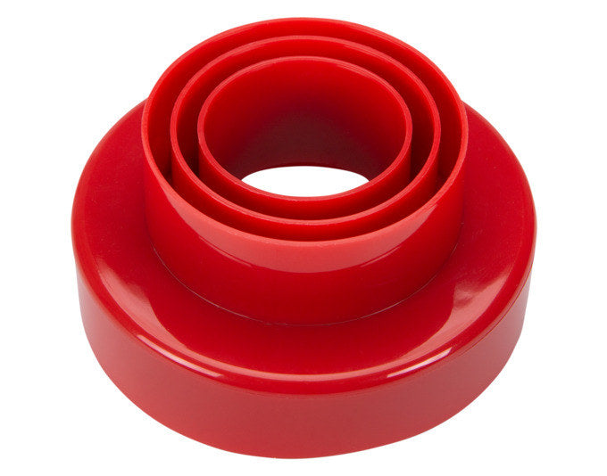 STÄDTER Ausstecher Set Rund ø 8.5 / 7.5 / 6.5 / 5.5 / 4.5 / 3.5 cm rot in Rot präsentiert im Onlineshop von KAQTU Design AG. Ausstecher ist von STÄDTER