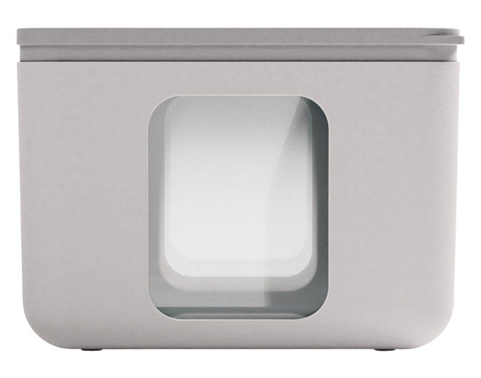BLIM PLUS Vorratsdose Quadro S silk 13.3x13.3x10 cm PEEK BOX Collection in Silk, Grau präsentiert im Onlineshop von KAQTU Design AG. Vorratsbehälter ist von BLIMPLUS