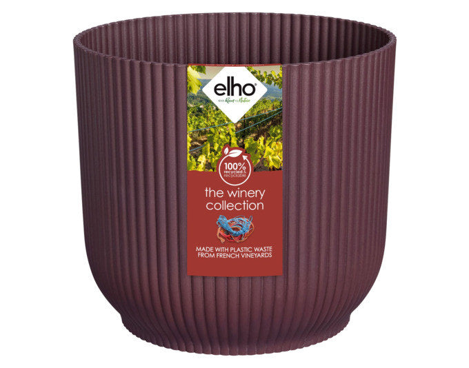 ELHO Pflanzengefäss The Winery Collection ø 16 cm bordeauxrot in Bordeaux, Rot präsentiert im Onlineshop von KAQTU Design AG. Pflanzentopf Outdoor ist von ELHO
