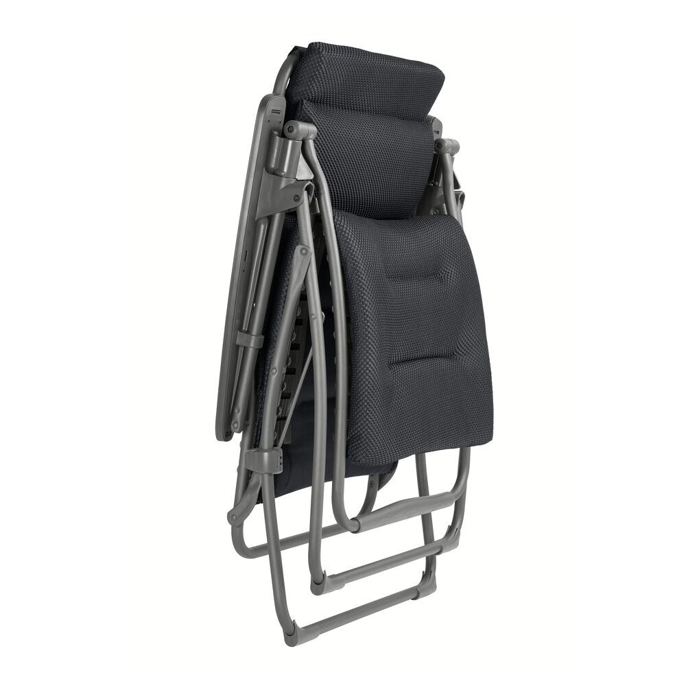 LAFUMA Relaxsessel Futura BeComfort® dark grey Gestell titane in Dark grey, Grau, Titane präsentiert im Onlineshop von KAQTU Design AG. Liegestuhl ist von LAFUMA