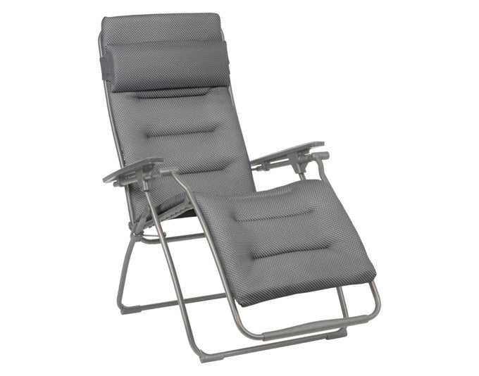 LAFUMA Relaxsessel Futura BeComfort® silver Gestell titane in Silver, Grau, Titane präsentiert im Onlineshop von KAQTU Design AG. Liegestuhl ist von LAFUMA