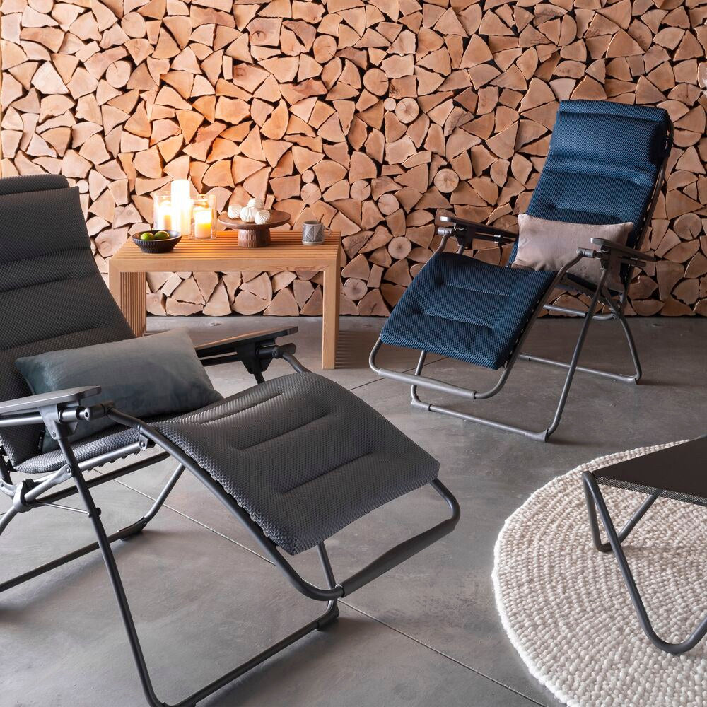 LAFUMA Relaxsessel Futura BeComfort® silver Gestell titane in Silver, Grau, Titane präsentiert im Onlineshop von KAQTU Design AG. Liegestuhl ist von LAFUMA