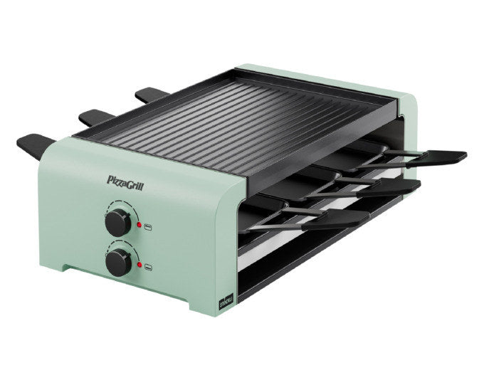 STÖCKLI PizzaGrill 6 mint green 43x22.9x13 cm in Mint green, Grün präsentiert im Onlineshop von KAQTU Design AG. Pizzagrill ist von STÖCKLI