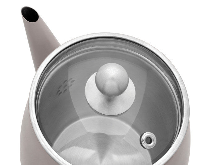 BREDEMEIJER Teekanne Duet Eva 1.1 l grau in Grau präsentiert im Onlineshop von KAQTU Design AG. Teekrüge ist von BREDEMEIJER
