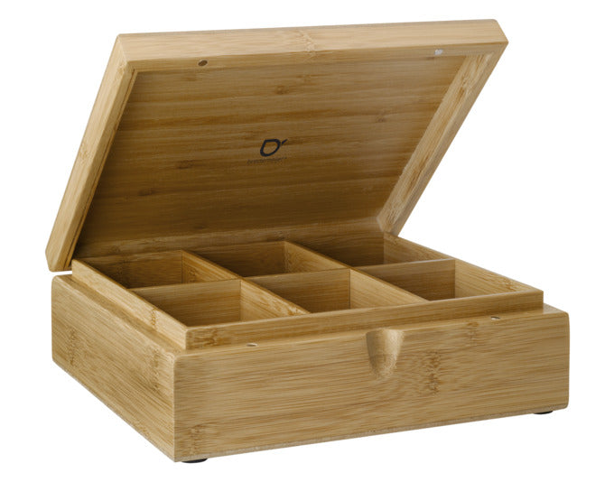 BREDEMEIJER Teebox Bambus nature 6 Fächer in präsentiert im Onlineshop von KAQTU Design AG. Aufbewahrungsdose ist von BREDEMEIJER
